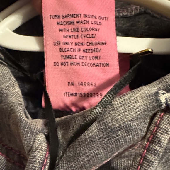 Betsy Johnson Torrid Gray Wash Arrow Heart Hoodie Dress Size 3X - Picture 10 of 11